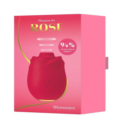 Womanizer Rose Silicone Air Pulse/Clitoral Vibrator
