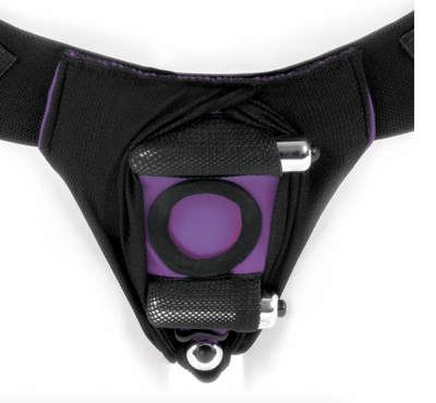 SpareParts Joque Cover Double Strap Jock Style Adjustable Cloth Strap-On Harness