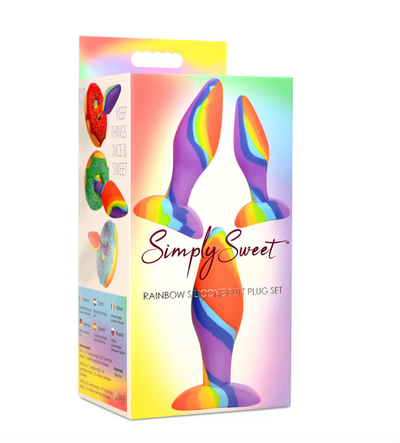 Simply Sweet Rainbow Plug 3-Piece Set