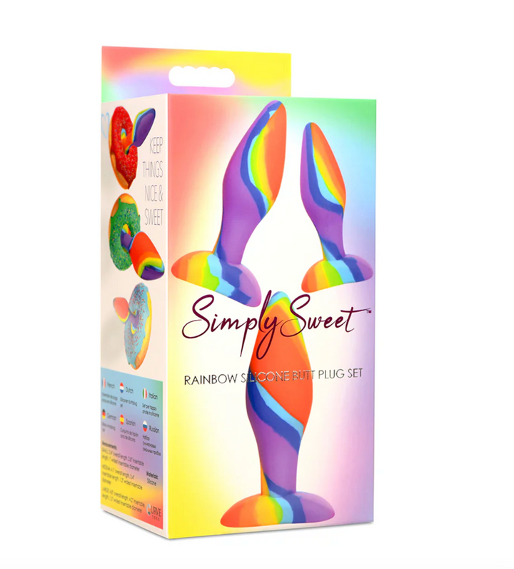 Simply Sweet Rainbow Plug 3-Piece Set – Feelmore
