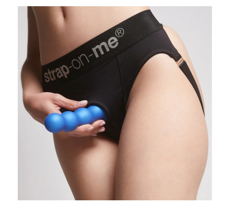 Quả bóng cắm dương vật Strap-On-Me bằng kim loại - Med