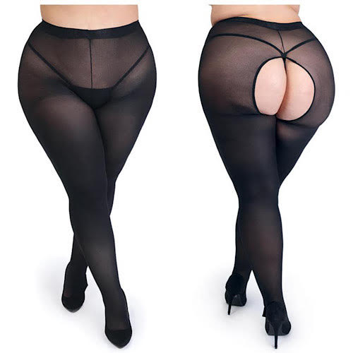Fifty Shades of Grey Spaanking Tights  (PLUS SIZE)