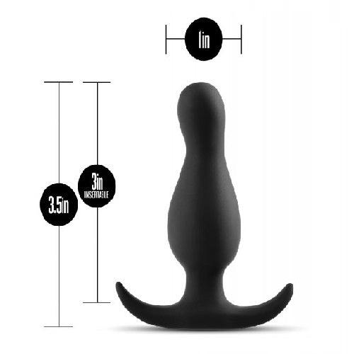 Anal Adventures Curve Plug - Black