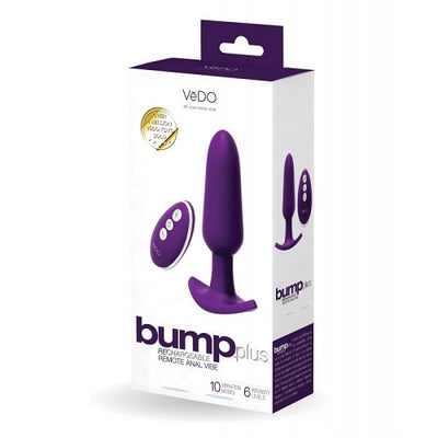 Vedo Bump Vibrating Anal w/ Remote