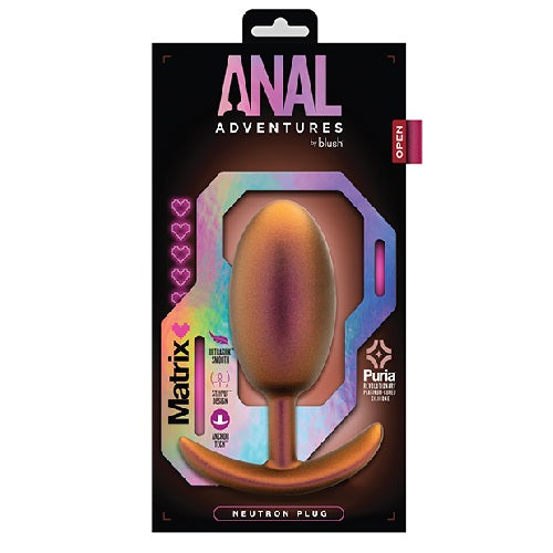 Anal Adventures Matrix Neutron Plug - Copper Feelmore Anal Adventures Matrix Neutron Plug - Copper Feelmore