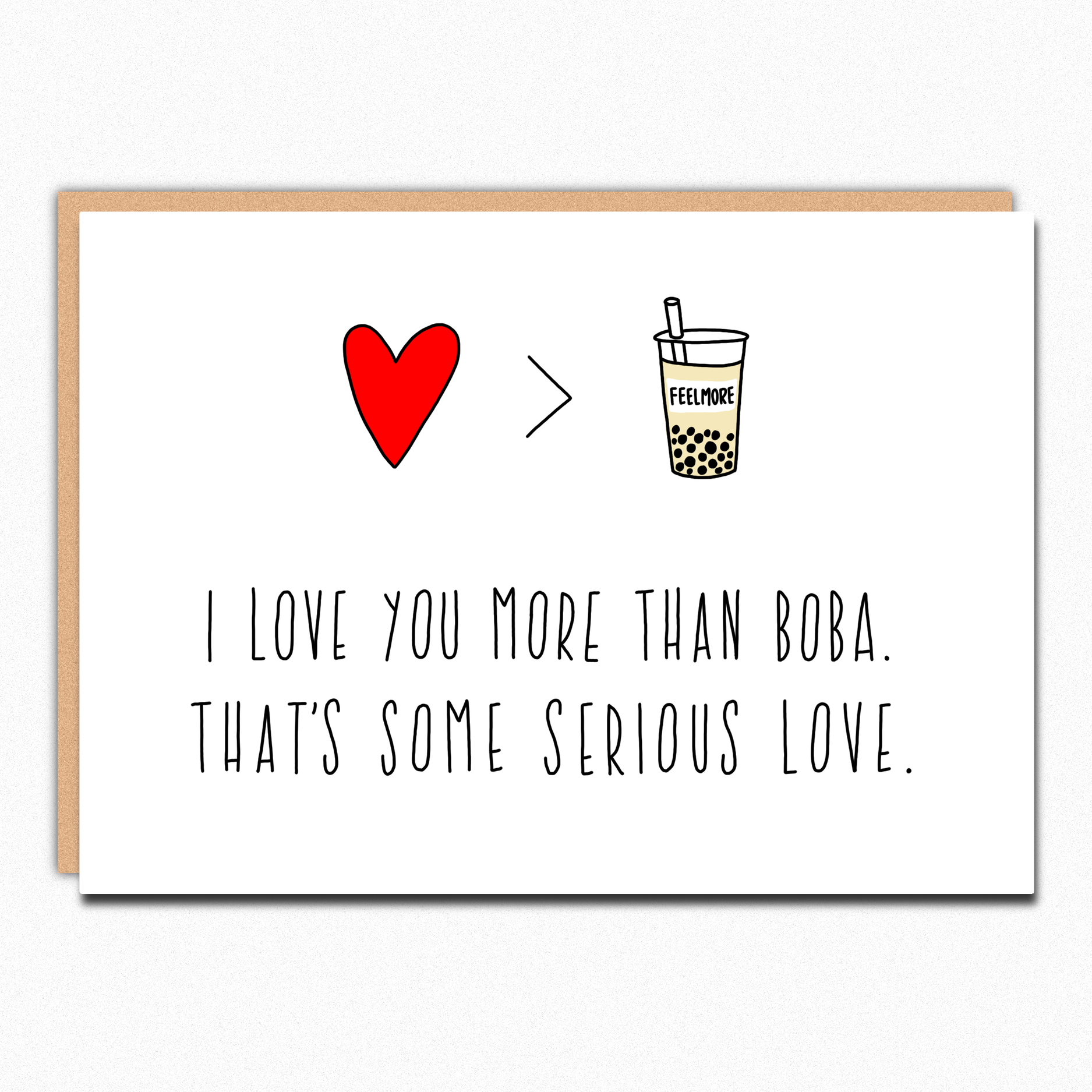 I Love You More Than Boba F1 Custom Feelmore Card