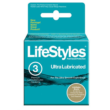 Lifestyles Ultra Lube Plus - 3pk