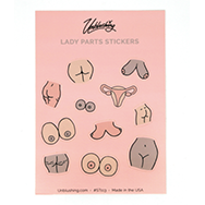 Lady Parts Sticker Sheet