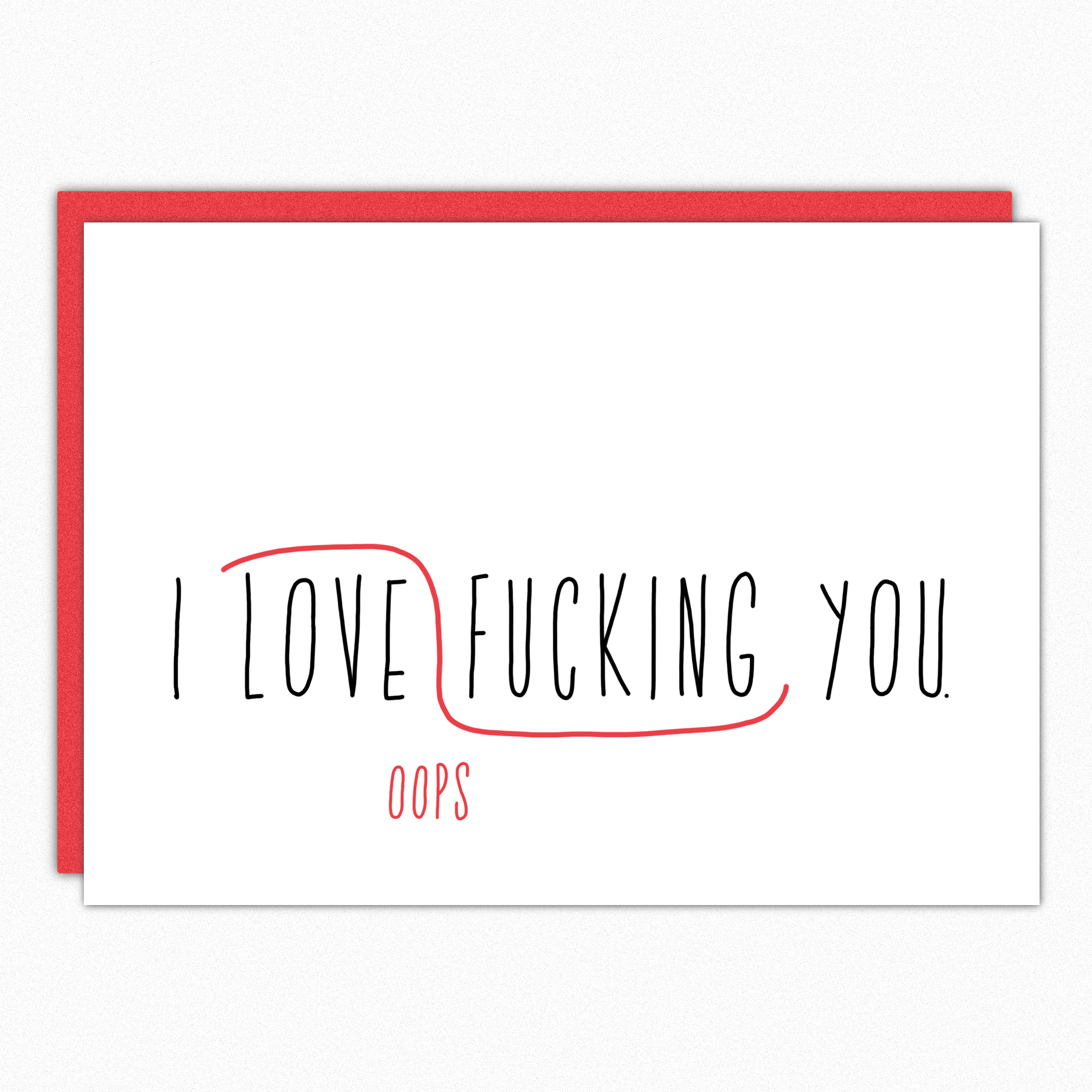Proofreader's Mark IN004 Naughty Valentine's Day Card