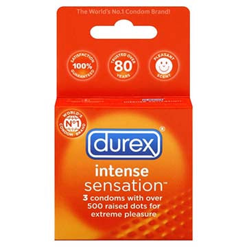 Durex Intense Sensation - 3 Pack