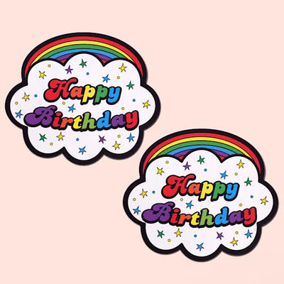 Miếng che núm vú Pastease Rainbow Cloud Happy B Day