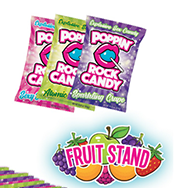 Pop Rock Candy Fruit 3PK